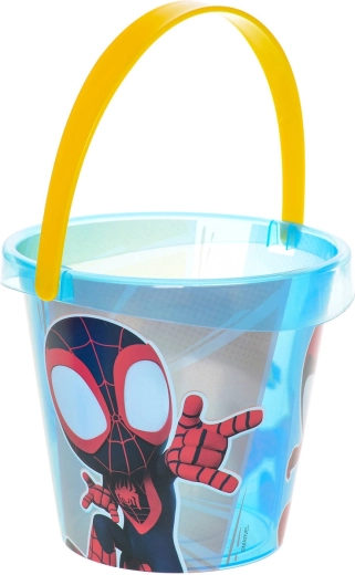Seau transparent avec motif Spider-Man