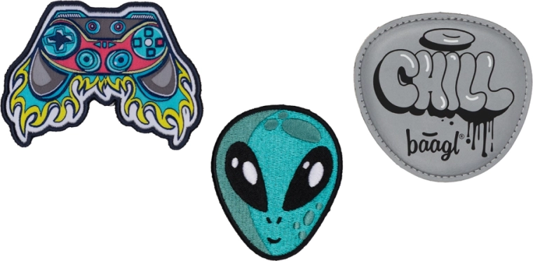 Badges interchangeables BAAGL Baaglies – set Chill, 3 pcs
