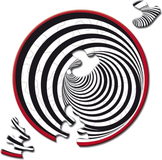 Curiosi puzzle rond Picoli Tunnel 33 pièces