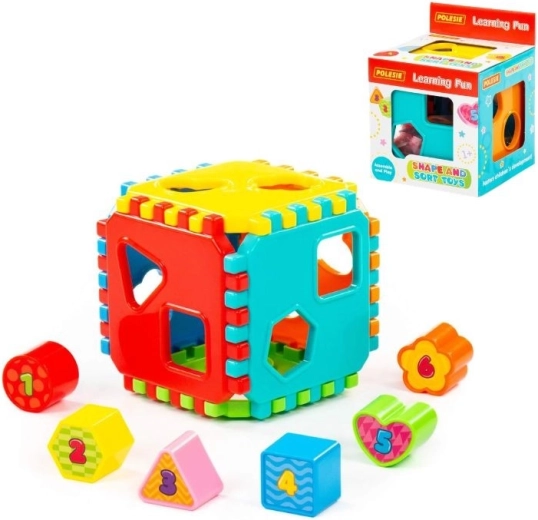 Cube à formes encastrables pour enfants