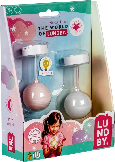 Deux lampes LED pour maison de poupées