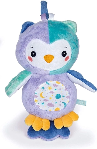 Hibou endormi avec berceuses lumineuses