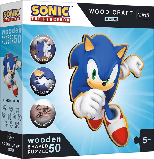 Puzzle en bois Sonic 50 pièces