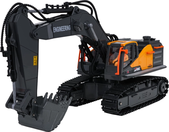 Godet en métal et mouvements de travail réalistes