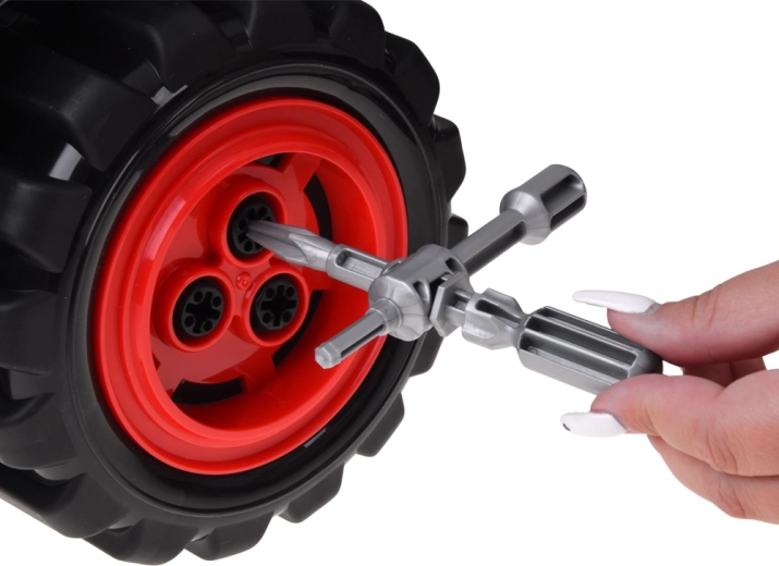 Changer les roues comme dans un véritable atelier