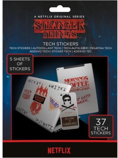 Autocollants en vinyle Stranger Things, 37 pièces
