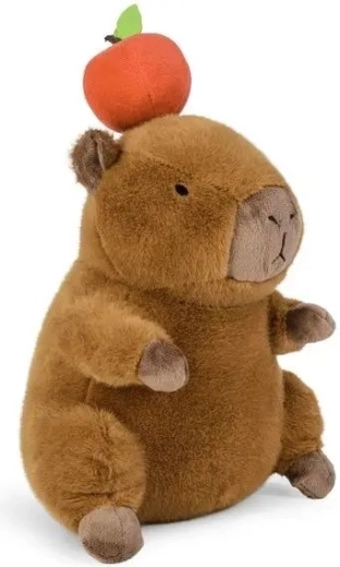 Une pomme originale sur la tête