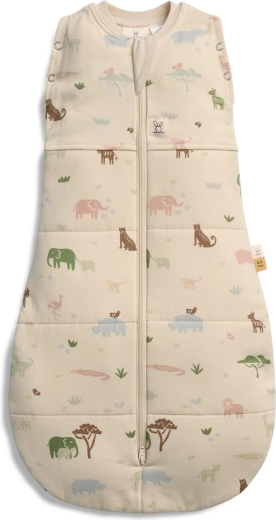 ErgoPouch couverture d’emmaillotage et gigoteuse 2-en-1 Cocoon Savannah 2,5 TOG (3–6 mois)