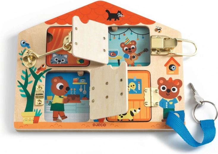 Cabane à serrures Cabanalock de Djeco