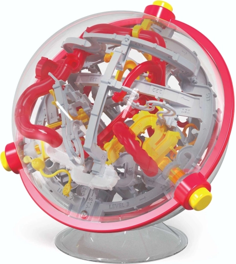 Boule de labyrinthe 3D transparente