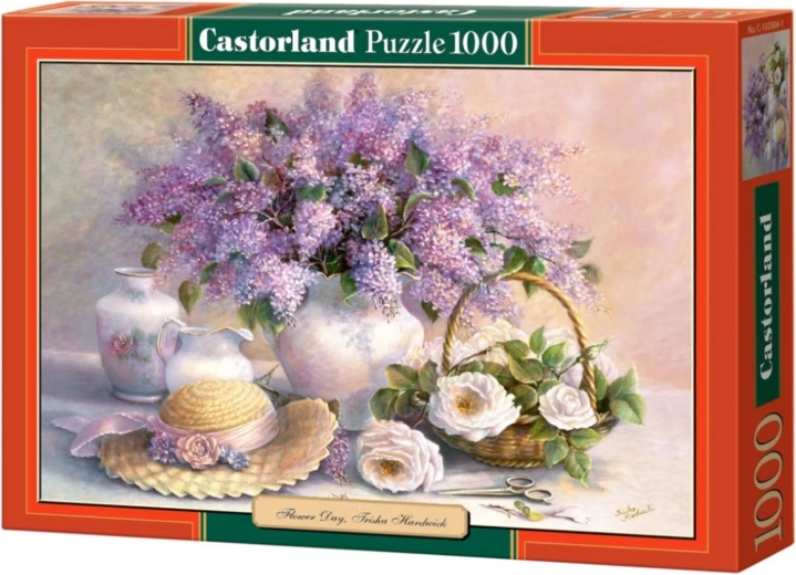 Puzzle Castorland fleurs – lilas et roses, 1000 pièces