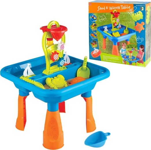 PlayGo table à eau et à sable – set de 20 pièces