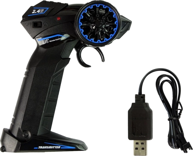 Télécommande pistolet confortable + charge USB