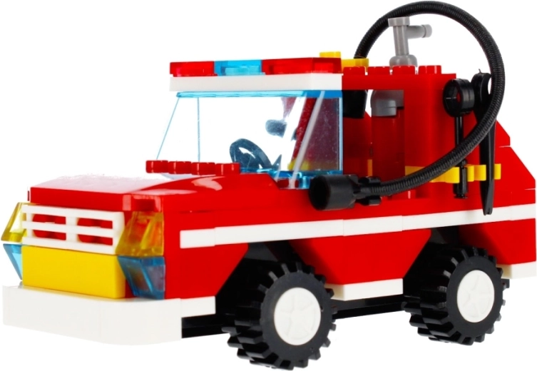 Véhicule de pompiers réaliste avec détails fonctionnels