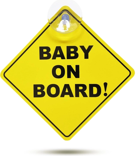 Pancarte Baby on Board avec ventouse