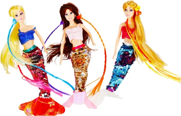 Queue scintillante à paillettes pour un effet magique