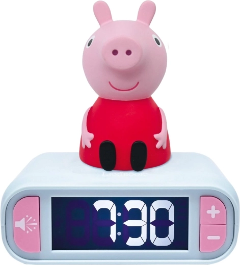 Réveil Lexibook Peppa Pig avec figurine lumineuse