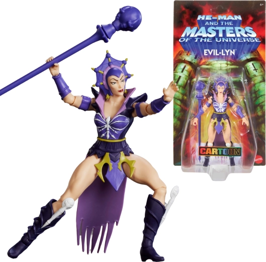 Masters of the Universe Origins figurine EVIL-LYN avec bâton