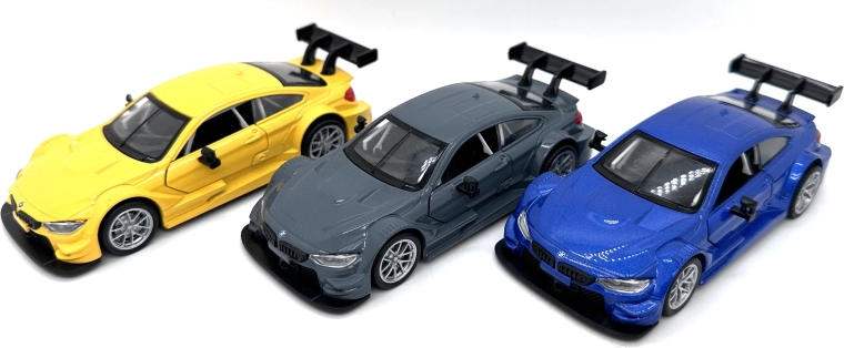 Modèle en métal BMW M4 DTM avec lumières et sons (3 variantes)