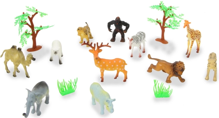 Set d’animaux sauvages Jamara (16 pièces)
