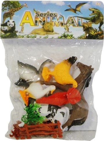Figurines d’animaux domestiques de la ferme – lot de 6 pcs