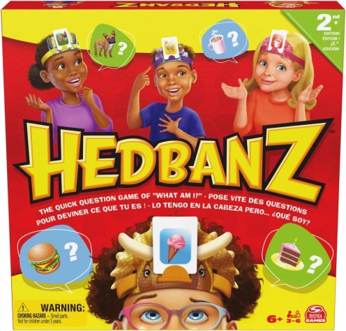 Jeu de société Hedbanz - devinez les personnages et les objets