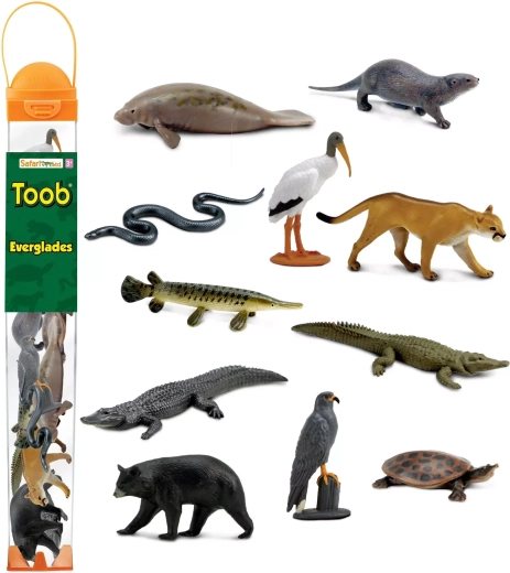 Safari Ltd. tube Everglades – mini figurines d’animaux