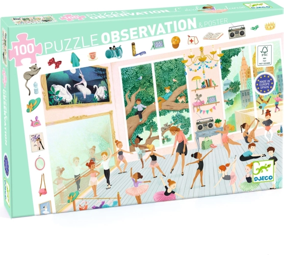 Emballage de qualité avec poster