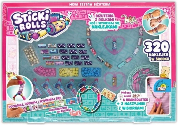 Sticki Rolls – méga coffret de bijoux