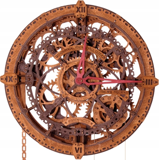 Design industriel avec engrenages apparents