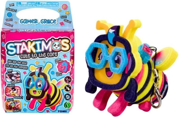 Tomy Stakimos Billy le Bourdonnant – kit créatif pour fabriquer un porte-clés