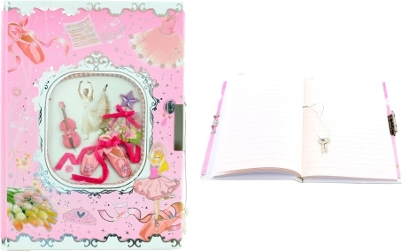 Journal avec ballerine à cadenas