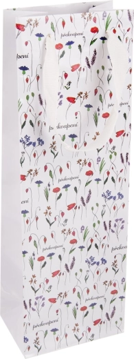 Sac cadeau en papier pour bouteille de vin « Surprise »
