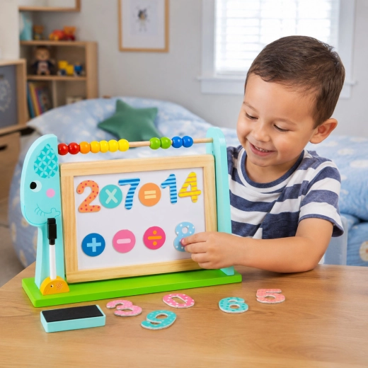 Un boulier pour les premières notions de mathématiques