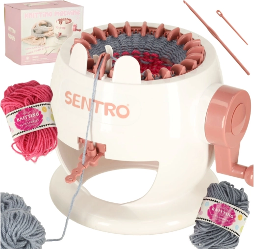 Tricoteuse circulaire 22 aiguilles avec lot de fil