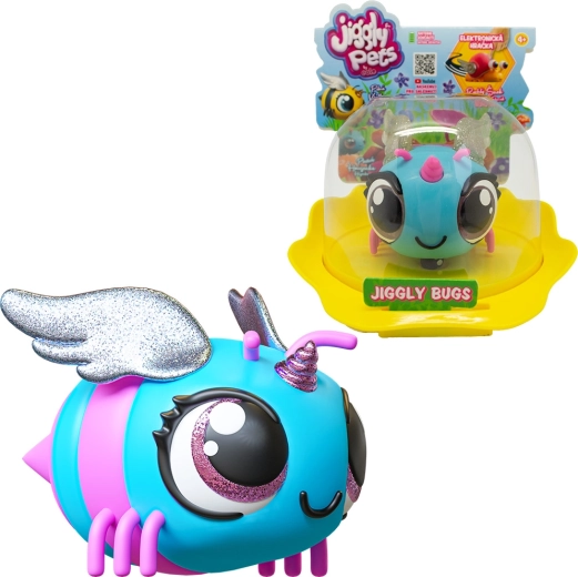 Abeille interactive bleue JIGGLY BUGS EOLO