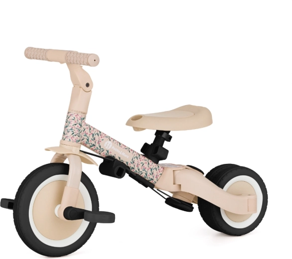 Petite&Mars tricycle multifonction 5-en-1 Turbo Pink Meadow