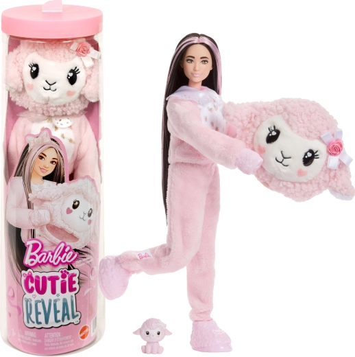 Barbie Cutie Reveal mouton rose – surprise avec accessoires