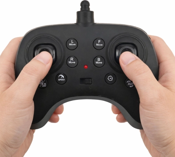 Acrobaties à 360° d’une simple pression