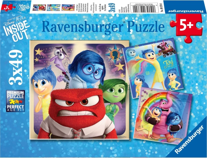 Puzzle Ravensburger Vice-Versa 2 : Émotions 3×49 pièces