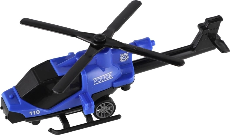 Hélicoptère de police à rétrofriction