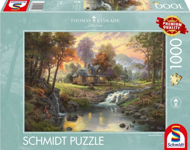 Puzzle Schmidt Refuge en montagne, 1000 pièces