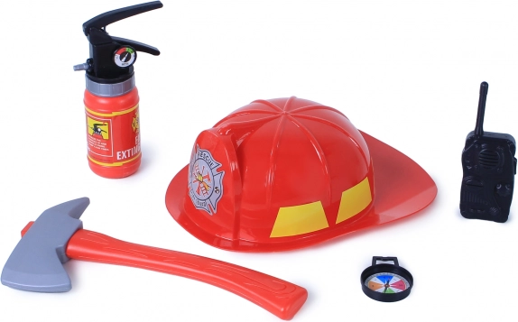 Kit de pompier avec casque et accessoires pour enfants