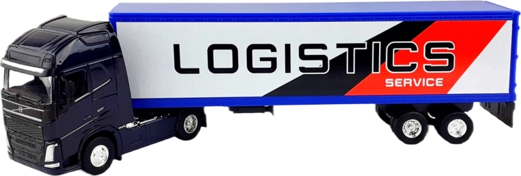 Camion en métal avec remorque VOLVO 1:64 Welly