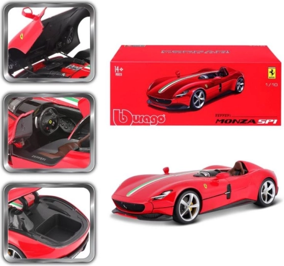 Bburago Ferrari Monza SP1 modèle réduit de voiture rouge 1:18