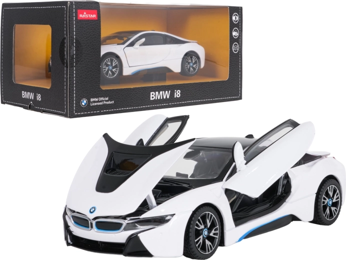 Modèle métallique BMW i8 à l'échelle 1:24 RASTAR