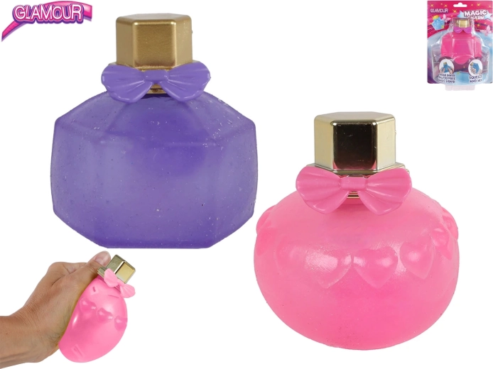 Balle extensible Glamour en forme de flacon de parfum 8 cm