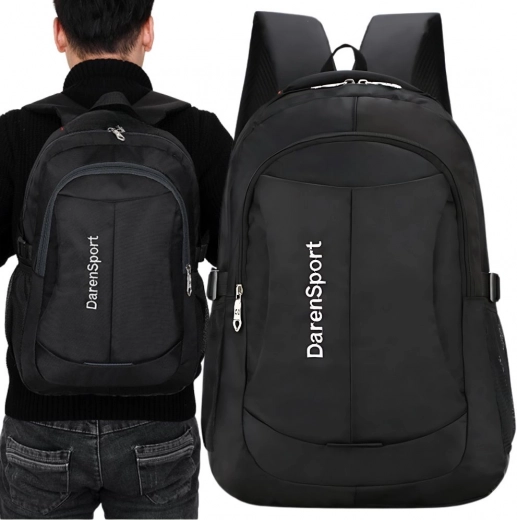Sac à dos urbain 10 L noir avec compartiment pour ordinateur portable