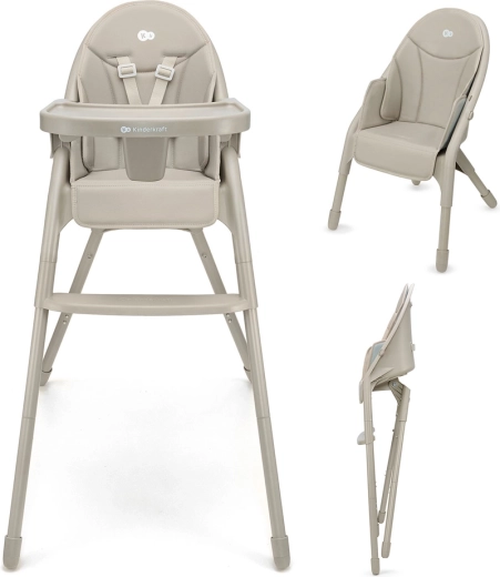 Chaise haute Kinderkraft Dinnly 2en1 beige