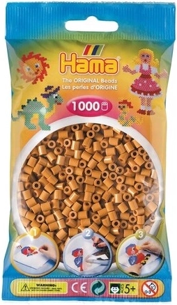 Perles à repasser Hama Midi marron clair 1000 pcs